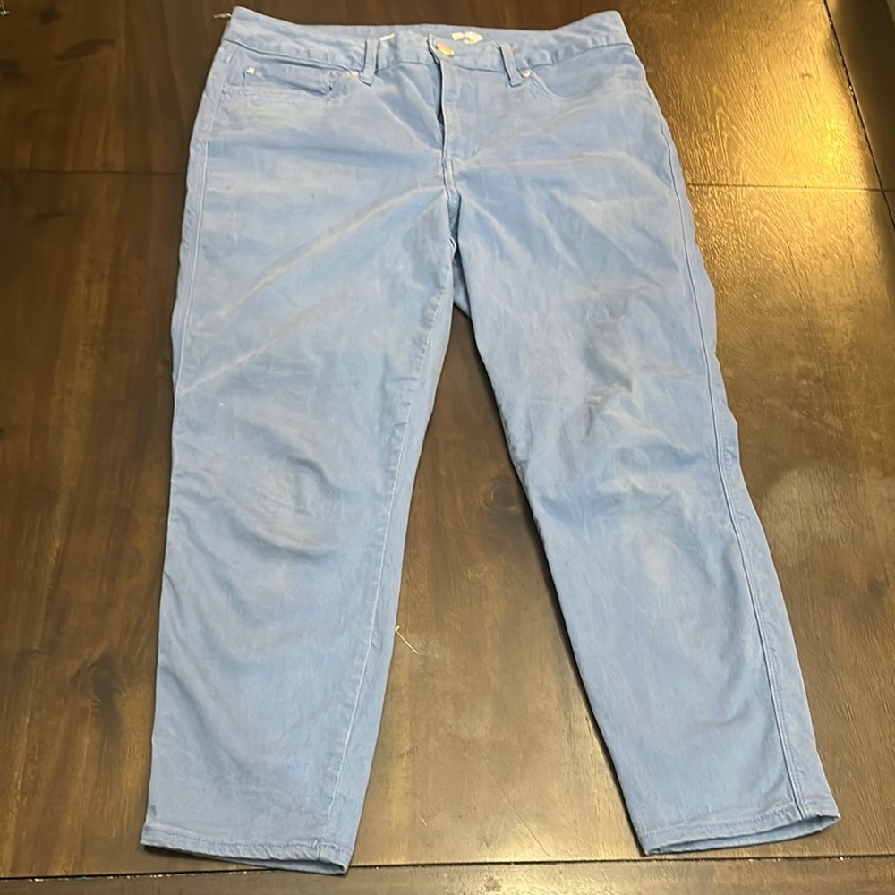 Light Blue Casual Pants